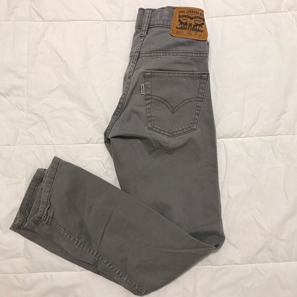 Levi’s 511 slim boys gray Jeans  10  reg  w25/L25